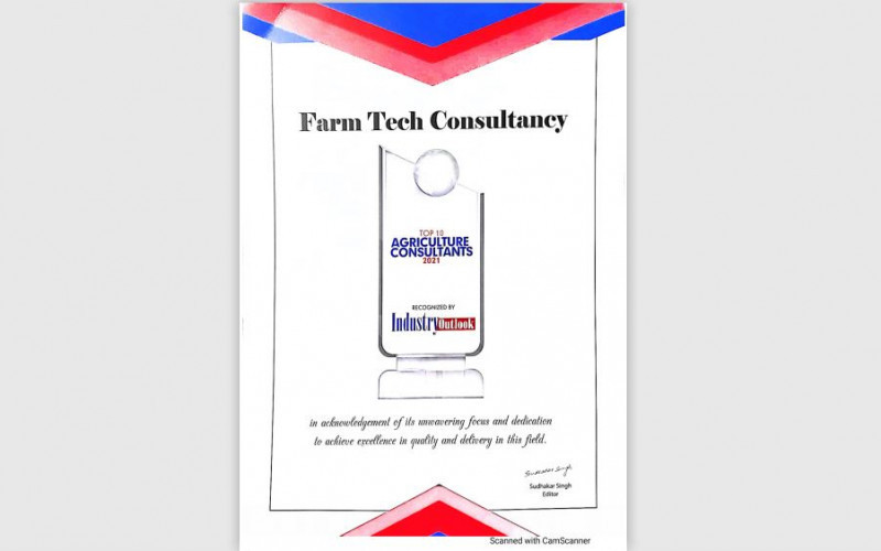 We are one among in the list of "Top 10 Agriculture Consultancy"